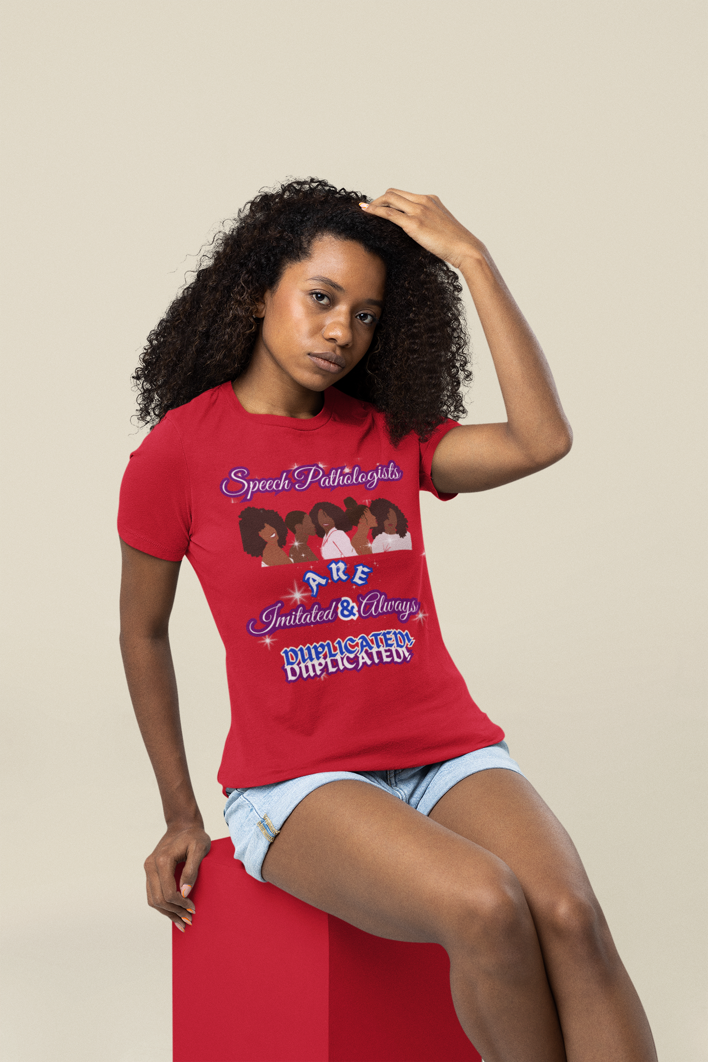 (Ebony Female) Imitated and Always Duplicated! Unisex T-Shirt