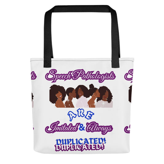 (Ebony Female) Imitated & Always Duplicated! Tote Bag