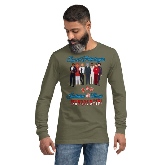 (Multicultural Men) Imitated and Always Duplicated! Unisex Long Sleeve Tee