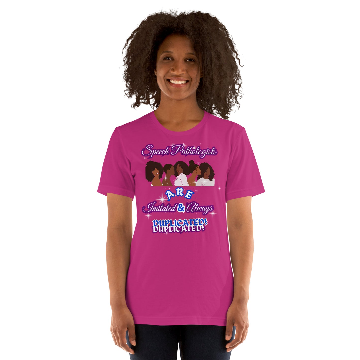 (Ebony Female) Imitated and Always Duplicated! Unisex T-Shirt